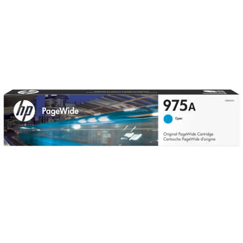 HP 975A Cyan Original PageWide Cartridge (L0R88AA)