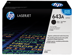 HP 643A Black Original LaserJet Toner Cartridge (Q5950A)
