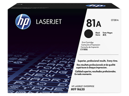 HP 81A Black Original LaserJet Toner Cartridge (CF281A)