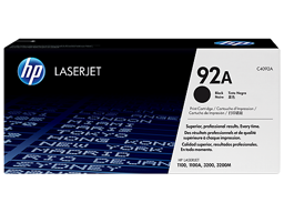 HP 92A Black Original LaserJet Toner Cartridge(C4092A)