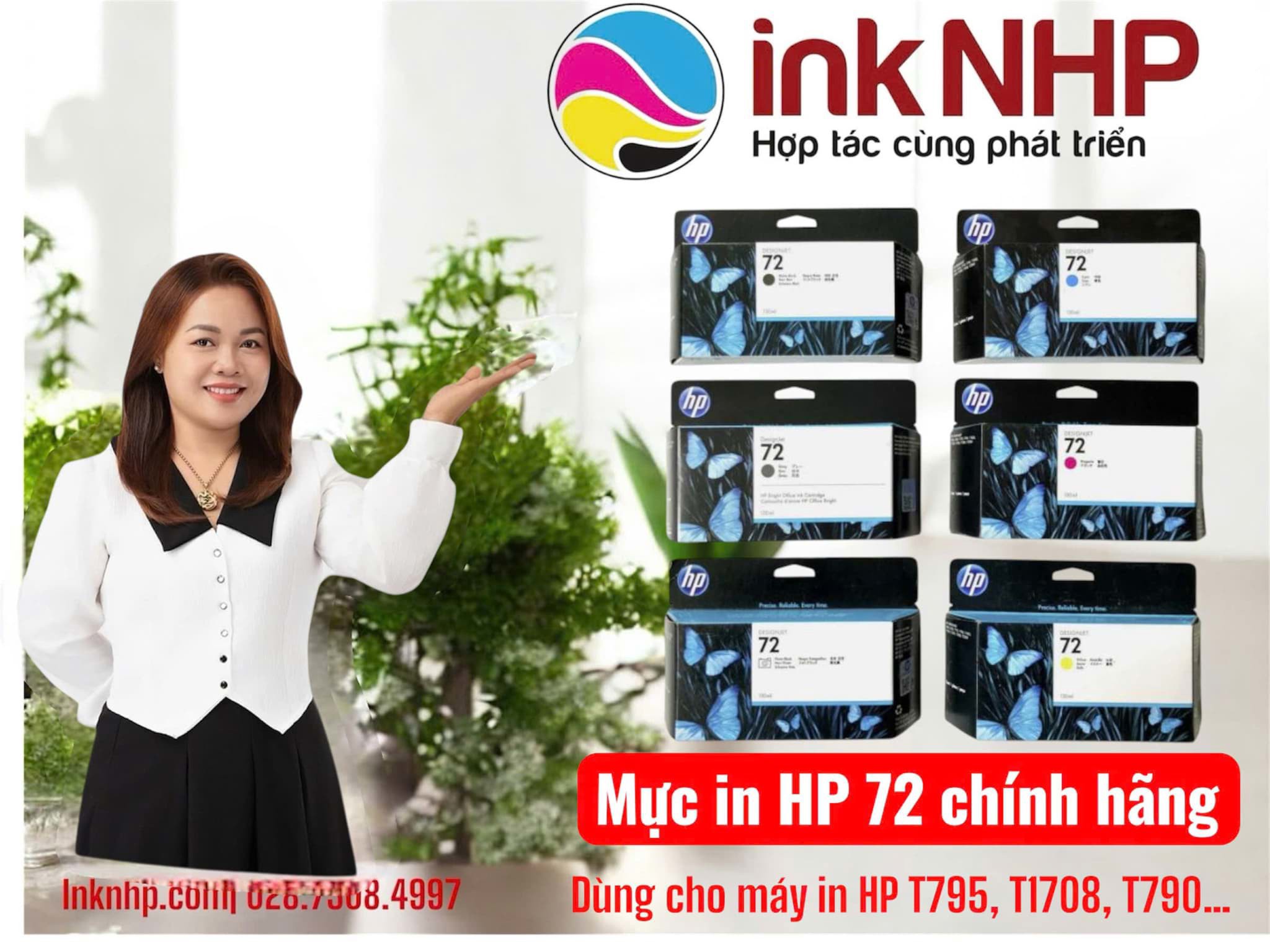 Đại Lý Phân Phối Mực In HP 72 Chính Hãng Giá Tốt Tại TP.HCM